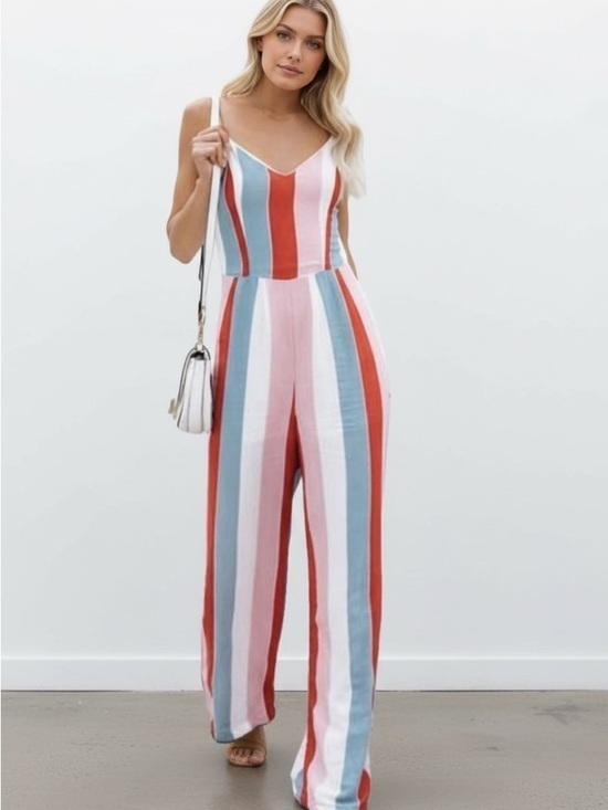 Pants - Stripe jumpsuit